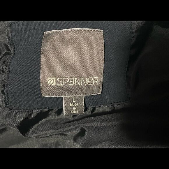 Spanner Lined Vest With Rivets And Corduroy Details Size Large. VG Condition. - Picture 6 of 7